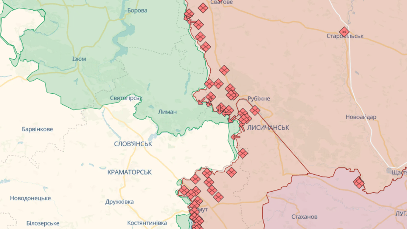 Карта боевых действий в Украине онлайн сегодня, 29.09.2023: DeepState, Liveuamap, ISW