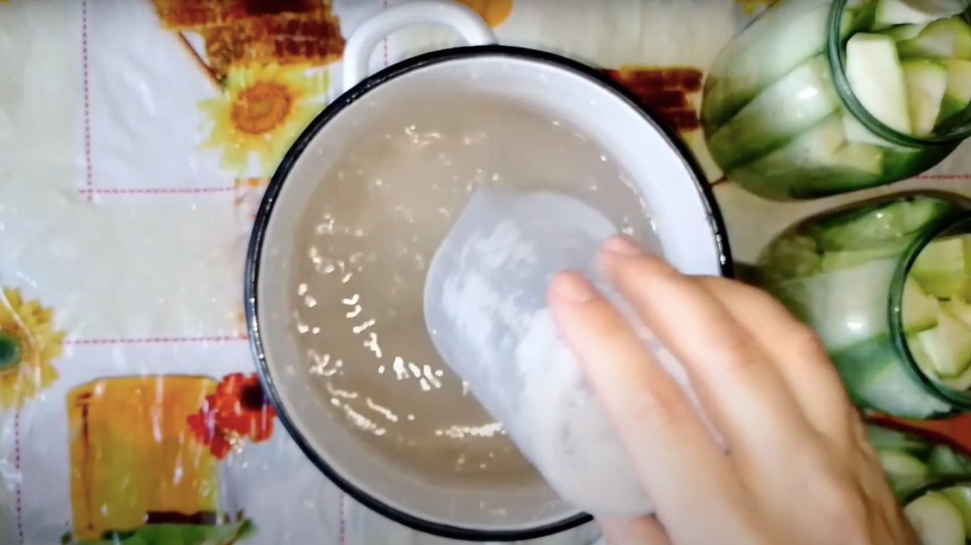 кабачки, как ананасы на зиму