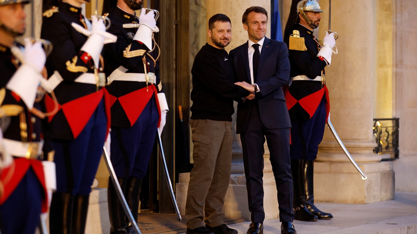 Зеленський і Макрон