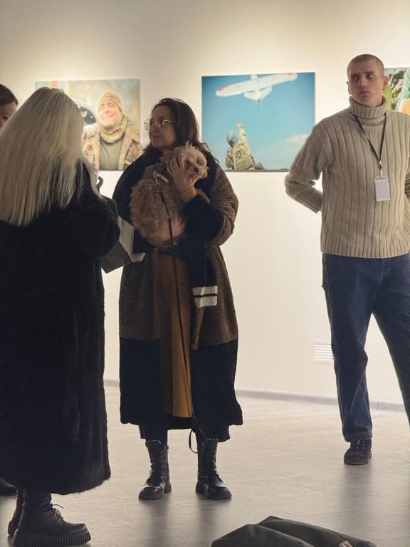 Боєць Інтернаціонального легіону відкрив виставку у Львові — фото - фото 2