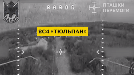 Батальон Рарог уничтожил вражеский самоходный миномет Тюльпан — видео - 285x160