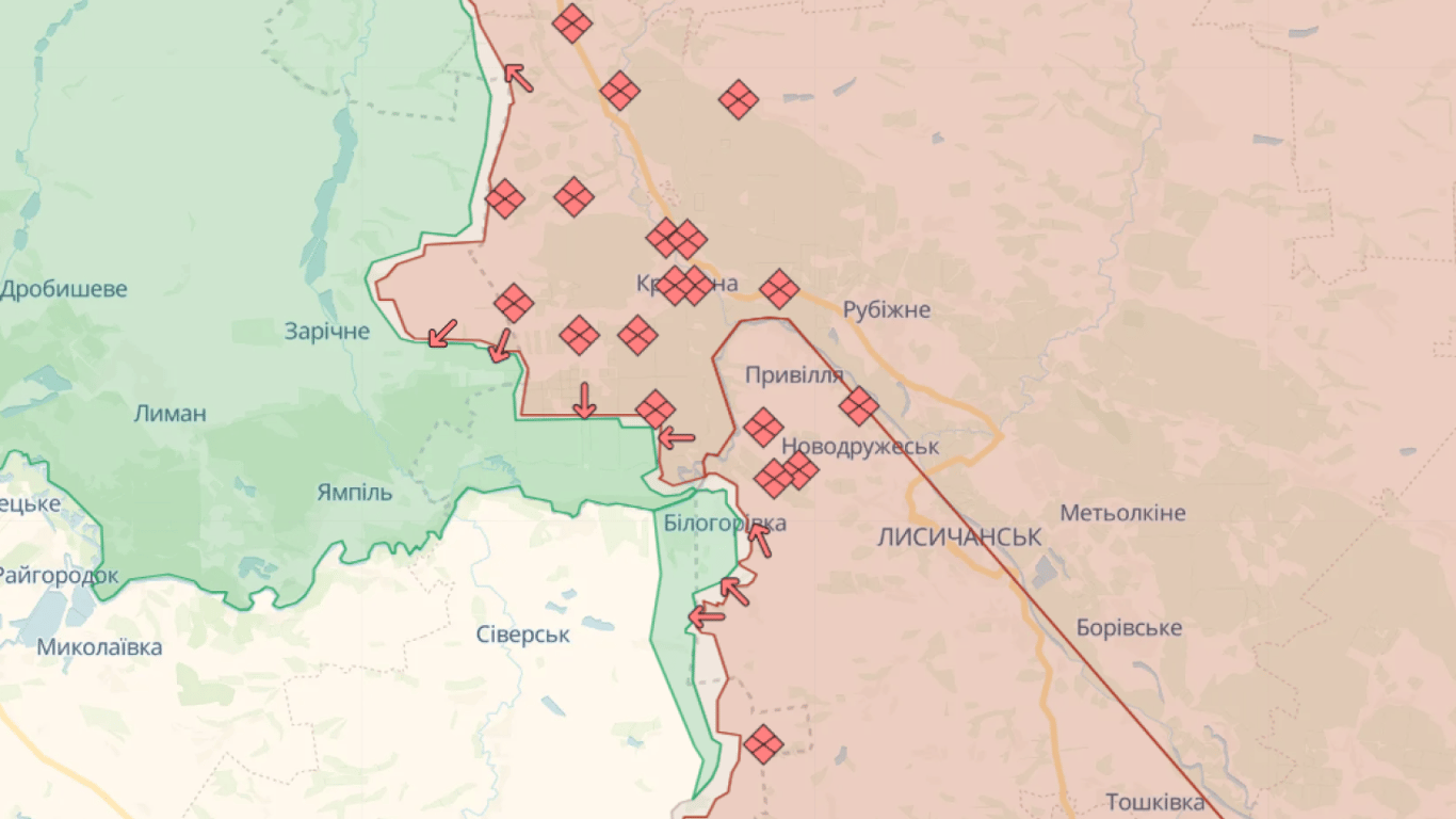 Онлайн-карты боевых действий в Украине на сегодня, 10 августа: DeepState, Liveuamap, ISW