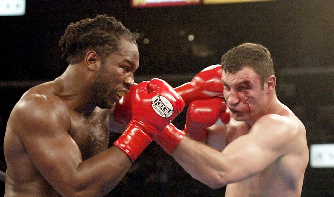 Виталий Кличко и Леннокс Льюис 21 июня 2003 года