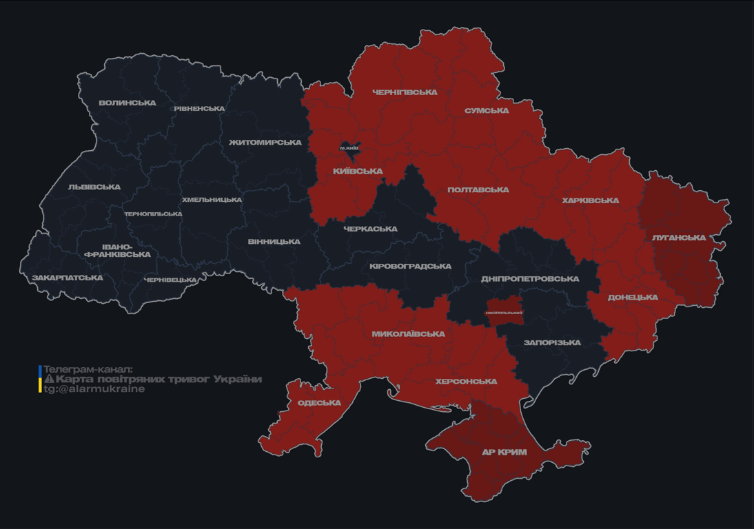 Повітряна тривога вранці 2 липня