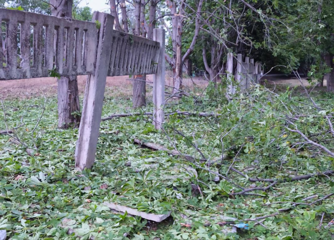 Нікополь обстріл