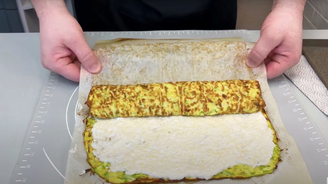 домашний кабачковый рулет рецепт