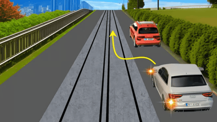 Тест ПДР на колії — чи можна виконати випередження - 285x160