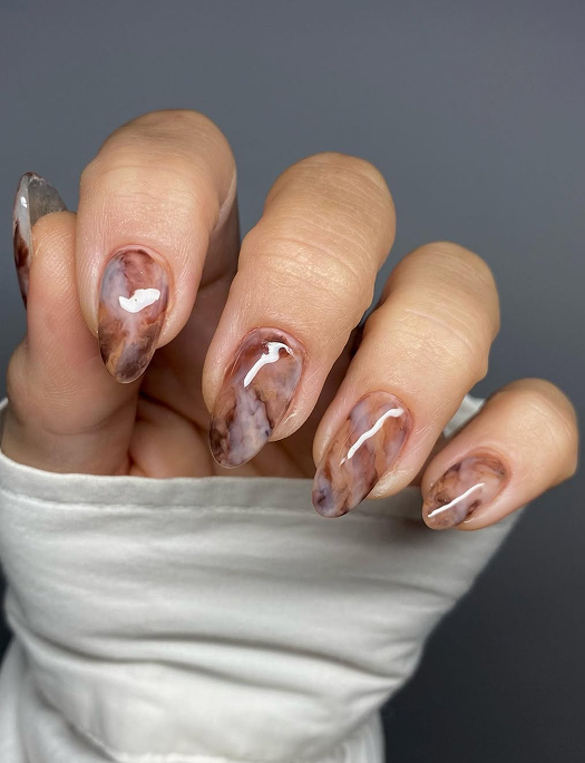 10 cozy brown manicure ideas perfect for fall