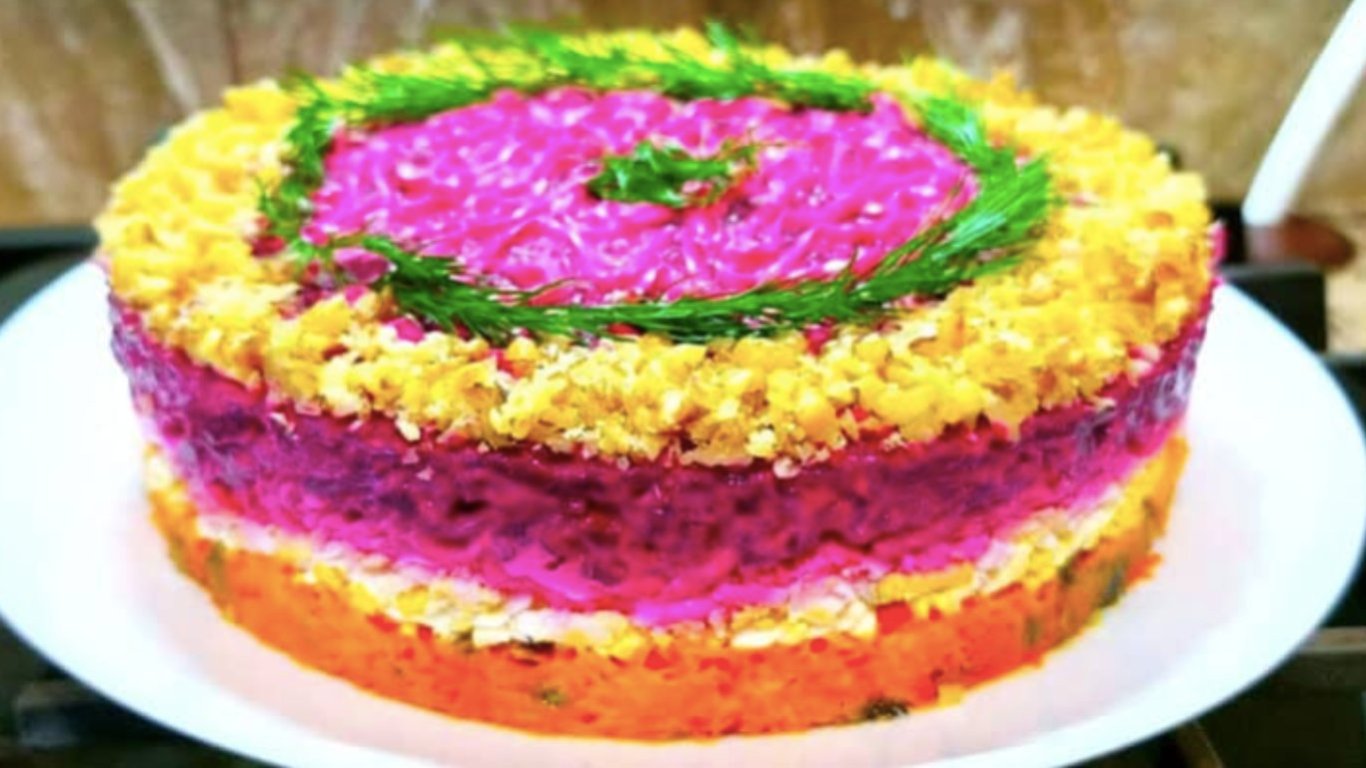 Салат Діана — святковий рецепт без м’яса, альтернатива Олів’є та Шубі