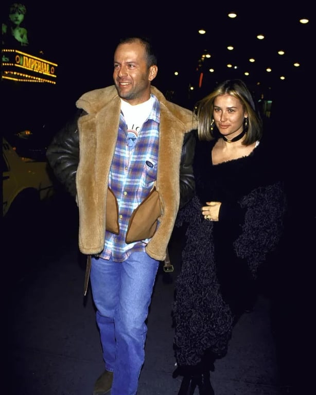 Брюс Вілліс та Демі Мур в 90-х - фото