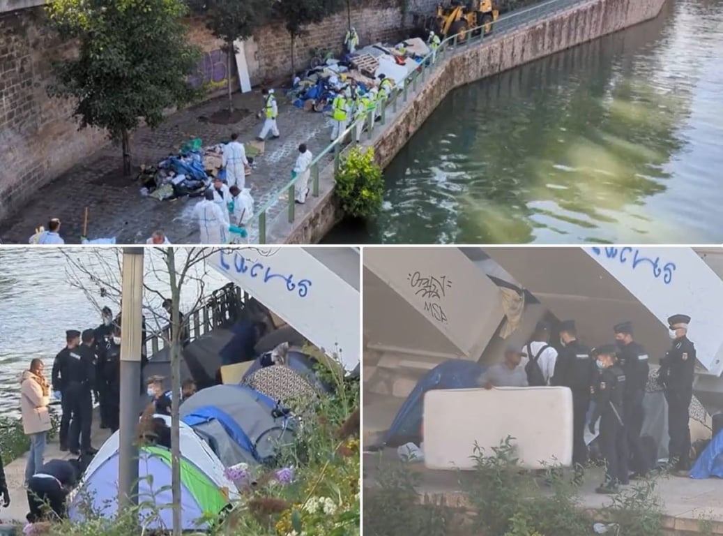 Зачистка Парижа від безпритульних