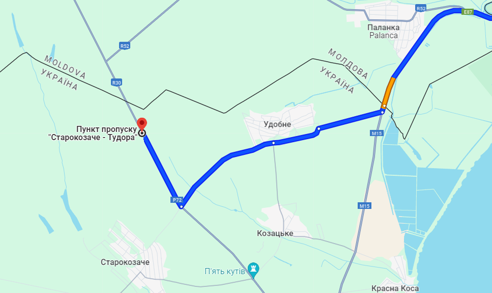 Затори на КПП Старокозаче на 14 червня