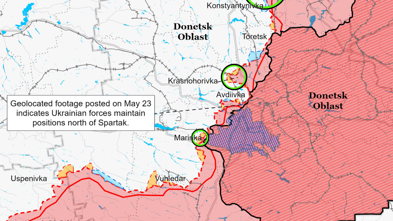 Головні події на фронті 27 травня: карти від ISW