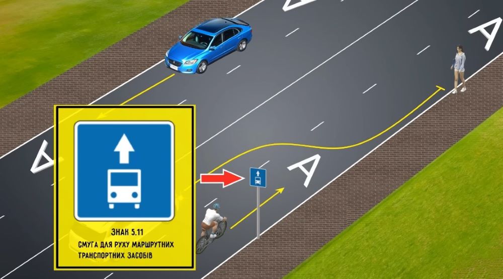 Велосипедист і два авто на дорозі — хто порушує правила - фото 1