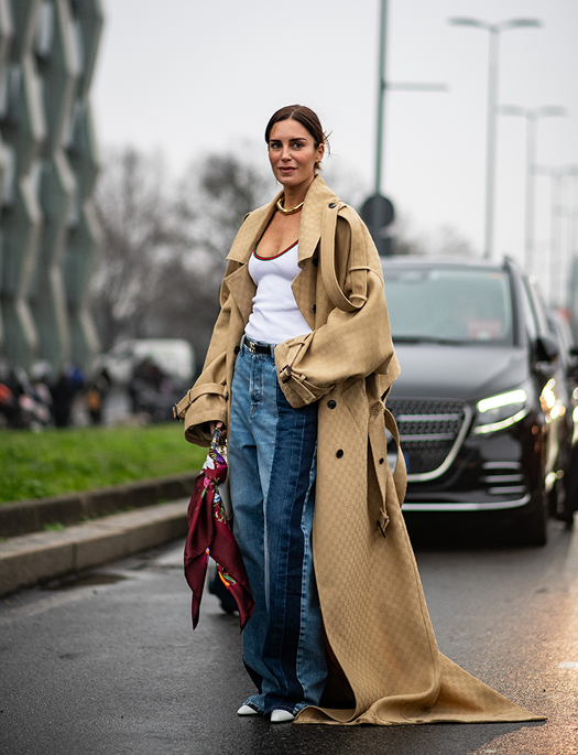 З чим носити ультрадовге пальто