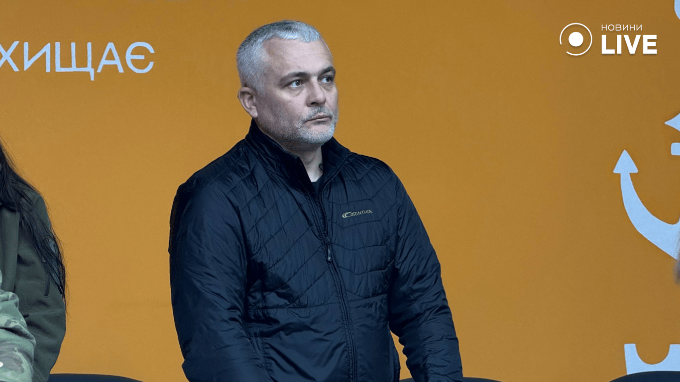 Олег Кіпер на відкритті хабу