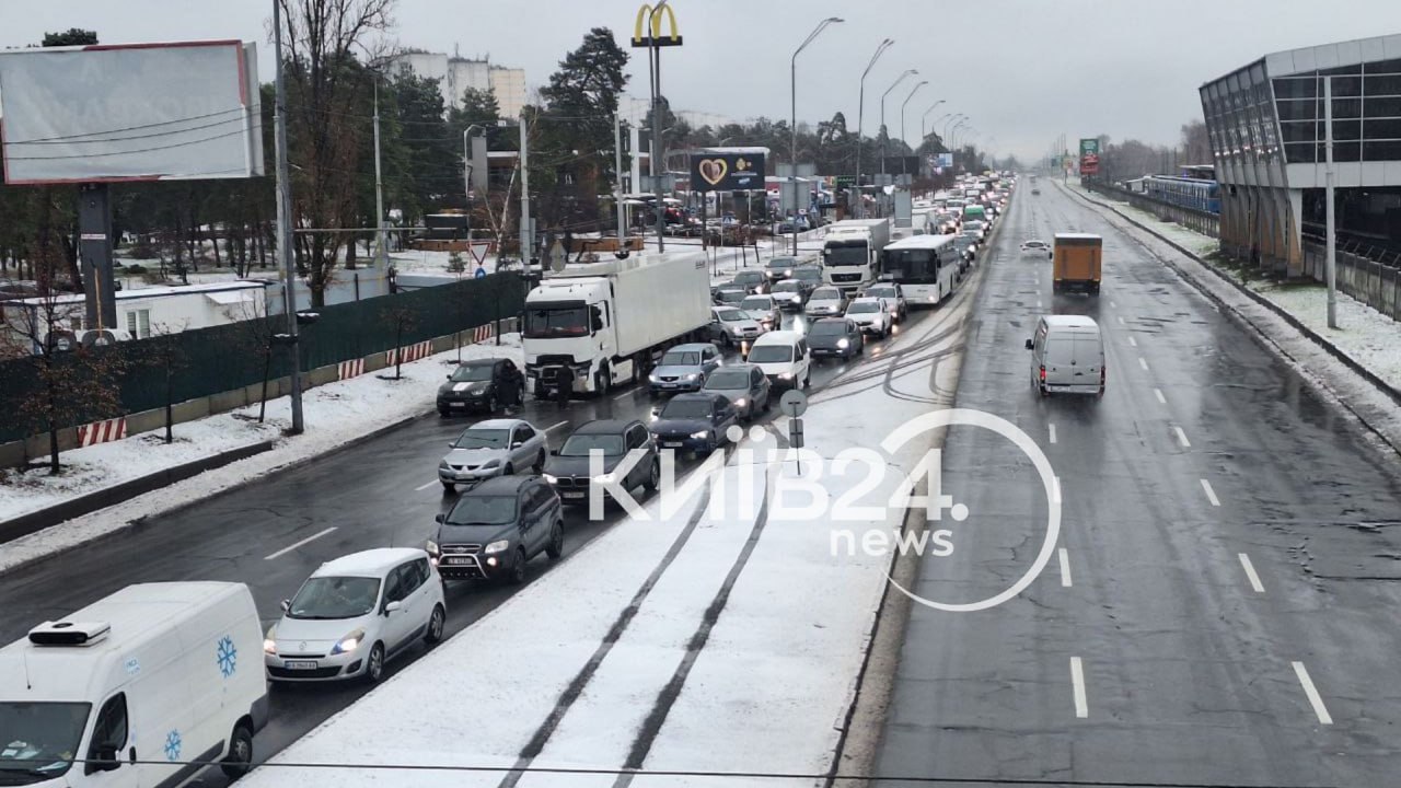 Затор в Киеве