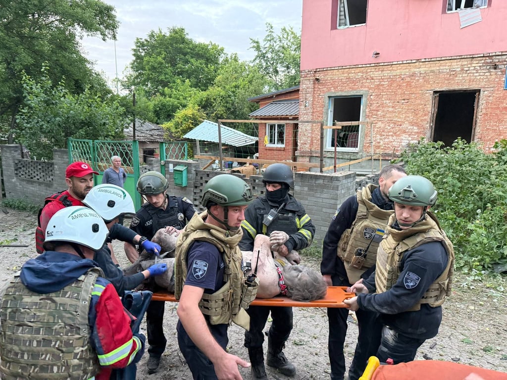 Російський удар по Харкову 20 червня