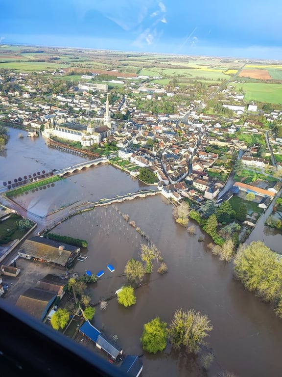 Повінь в Монморійоні у Франції