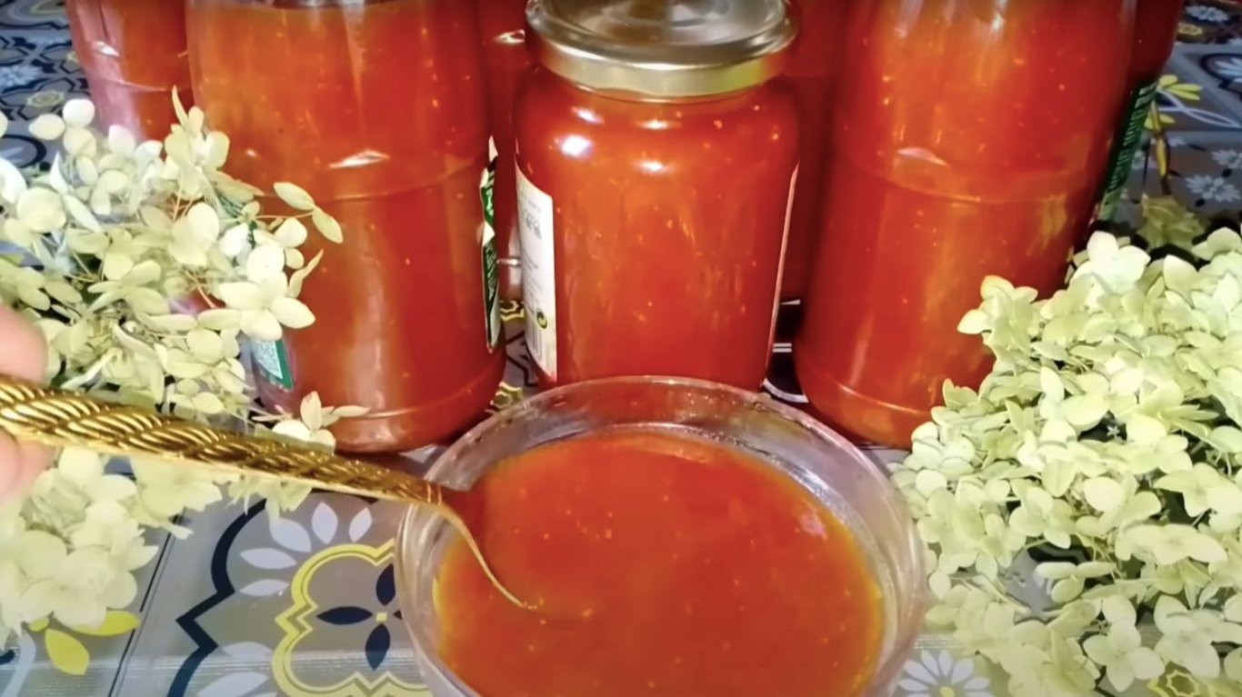 вкусный рецепт кетчупа на зиму с яблоками