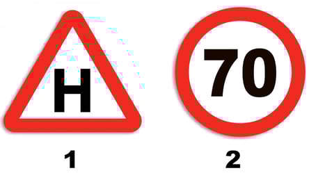 Цікавий тест ПДР — який знак позначає водія-новачка - 285x160