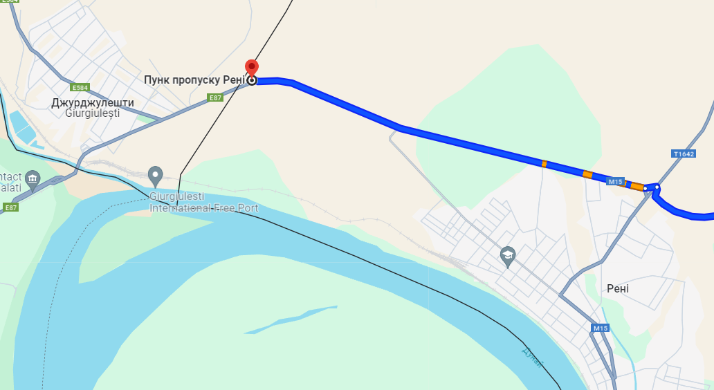 Черги на КПП "Рені — Джюрджюлешть" 8 липня