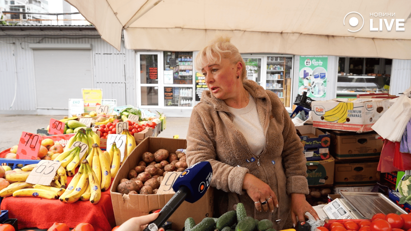 Пролавчиня Оксана про вартсть овочів