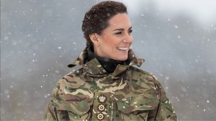 Кейт Миддлтон примерила военную форму: куда отправилась в ней принцесса под снегопадом - 285x160