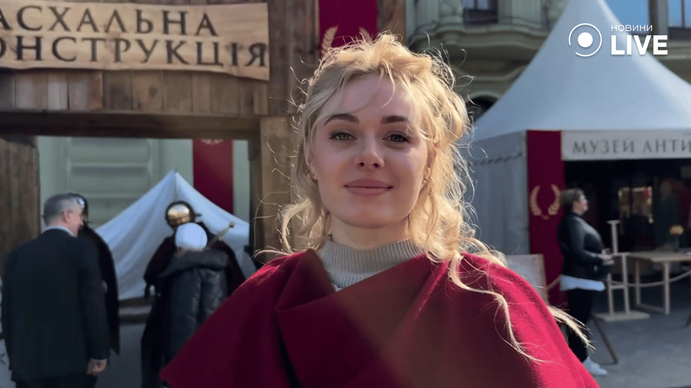 Учасния великодньої реконструкції на Дерибасівській