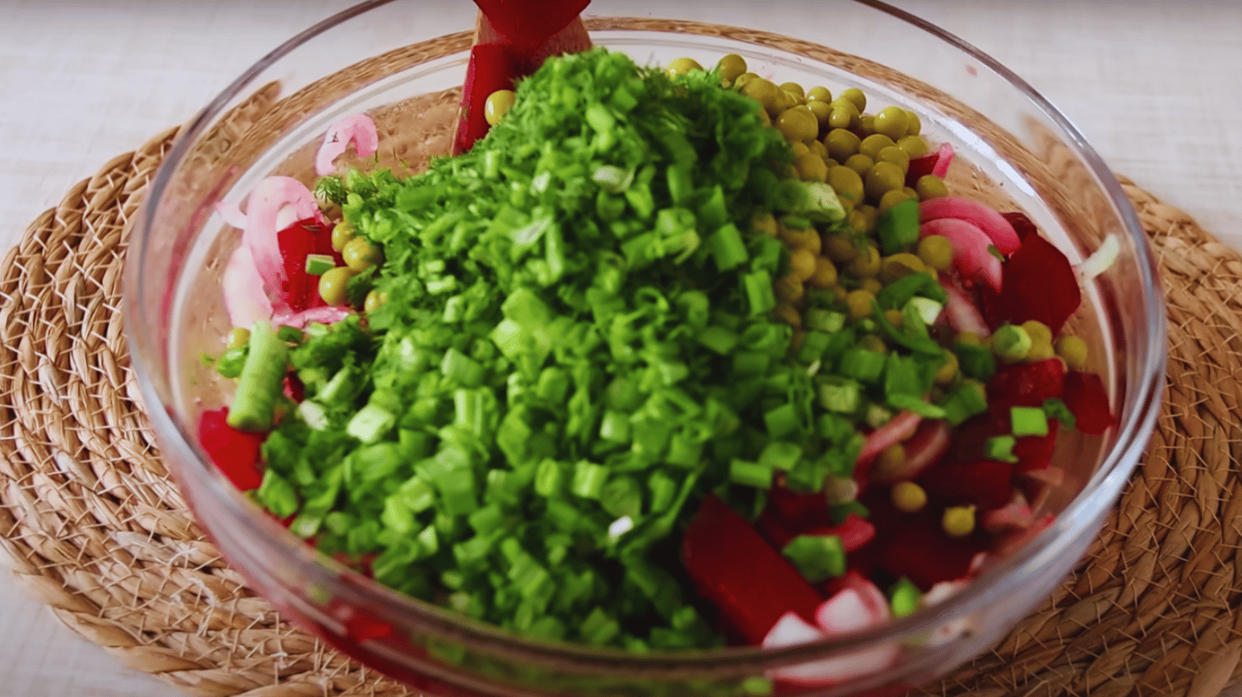 рецепт салату з буряком та оселедецем 