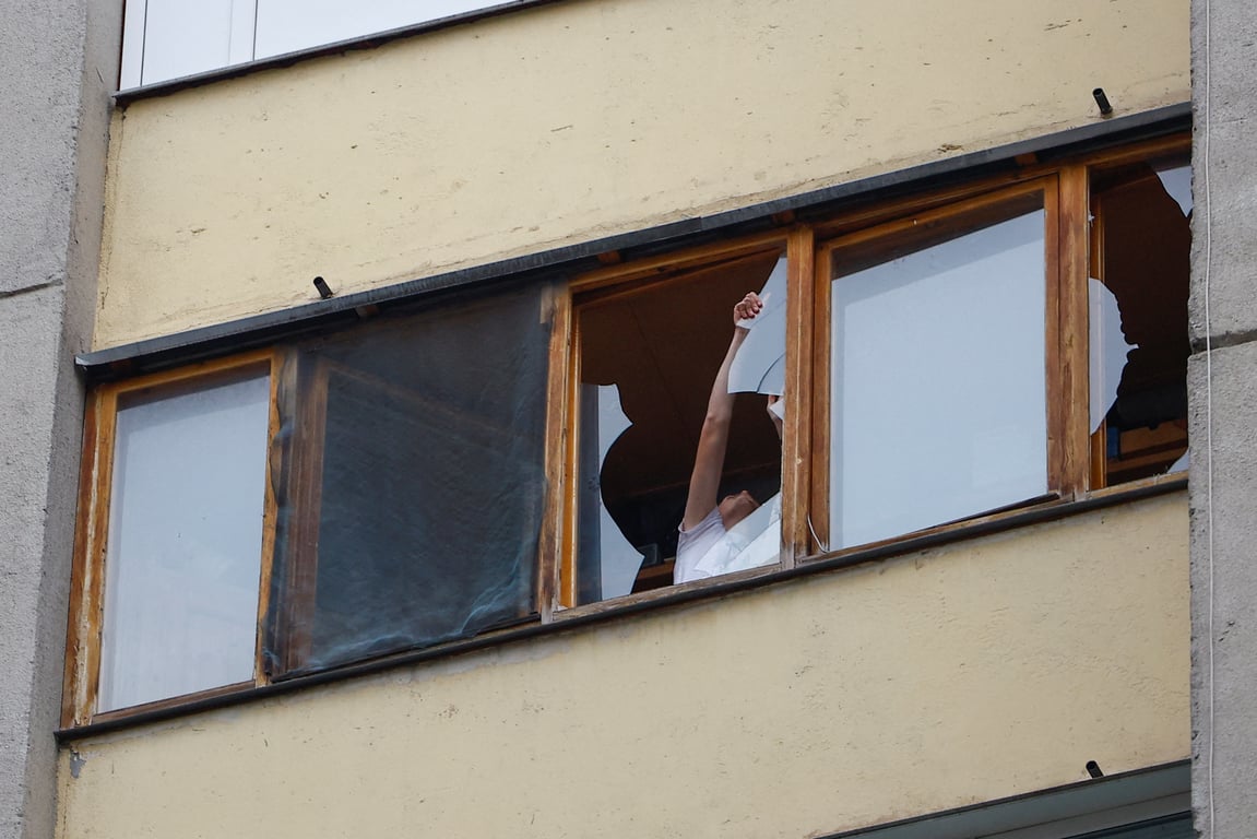 Київ вибиті вікна