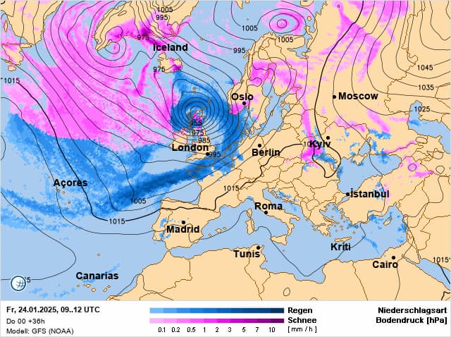 Прогноз погоды от Наталки Диденко на 24 января