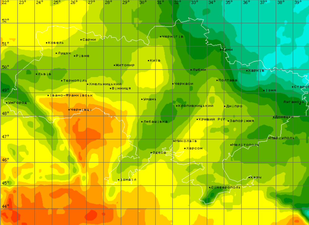 Прогноз погоди в Українф 11 грудня