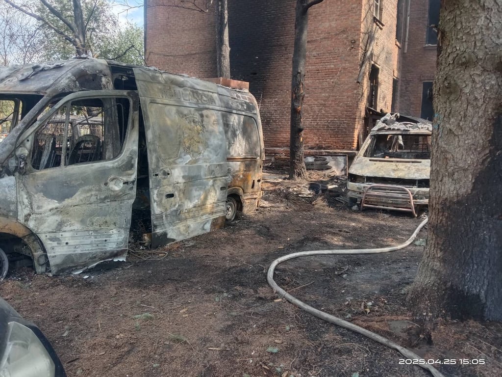 Обстріл Павлограду 25 квітня