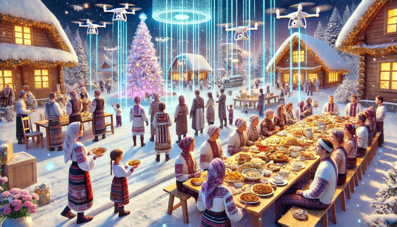 ШІ показав, як українці святкуватимуть Різдво через 50 років - фото 2