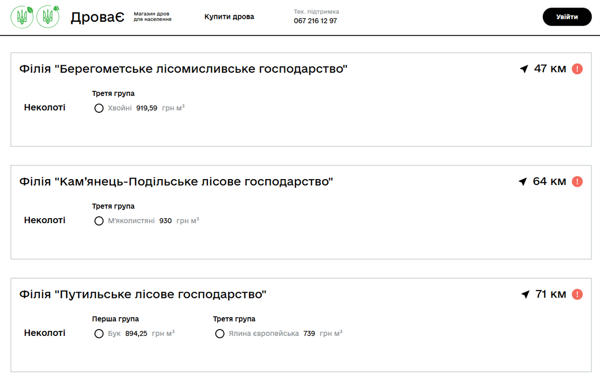 Постачальники дров