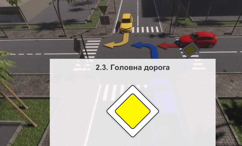 Хитрий тест з ПДР — в якій послідовності роз’їдуться авто на перехресті - фото 1