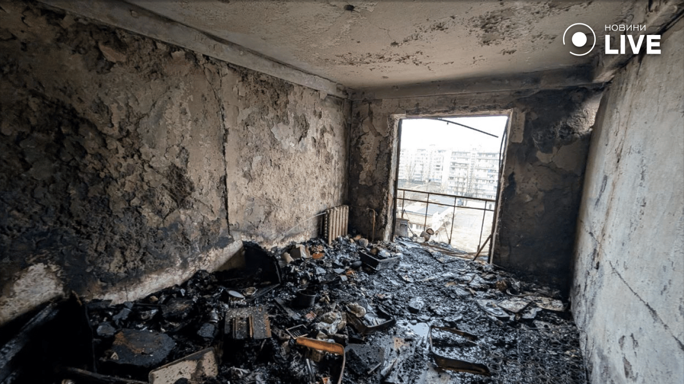 Наслідки обстрілу Києва 23 березня