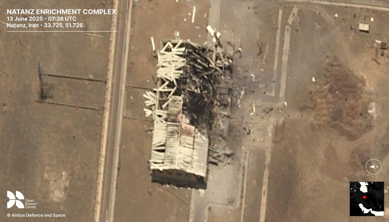 Зовнішній вигляд ядерного об'єкта після обстрілу – зображення з супутника