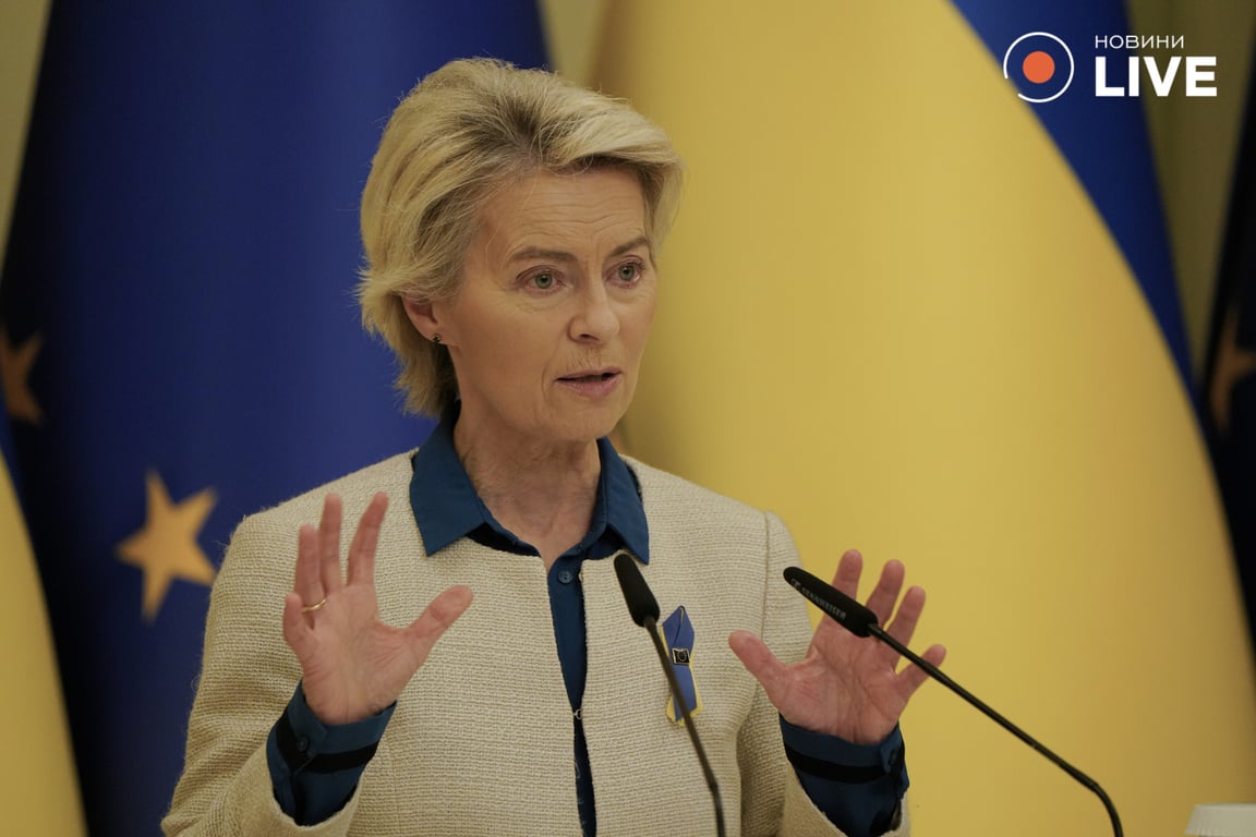 Урсула фон дер Ляен в Киеве