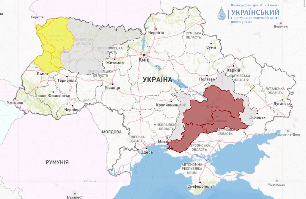 Прогноз опасных погодных условий в Украине сегодня, 20 декабря, от Укргидрометцентра