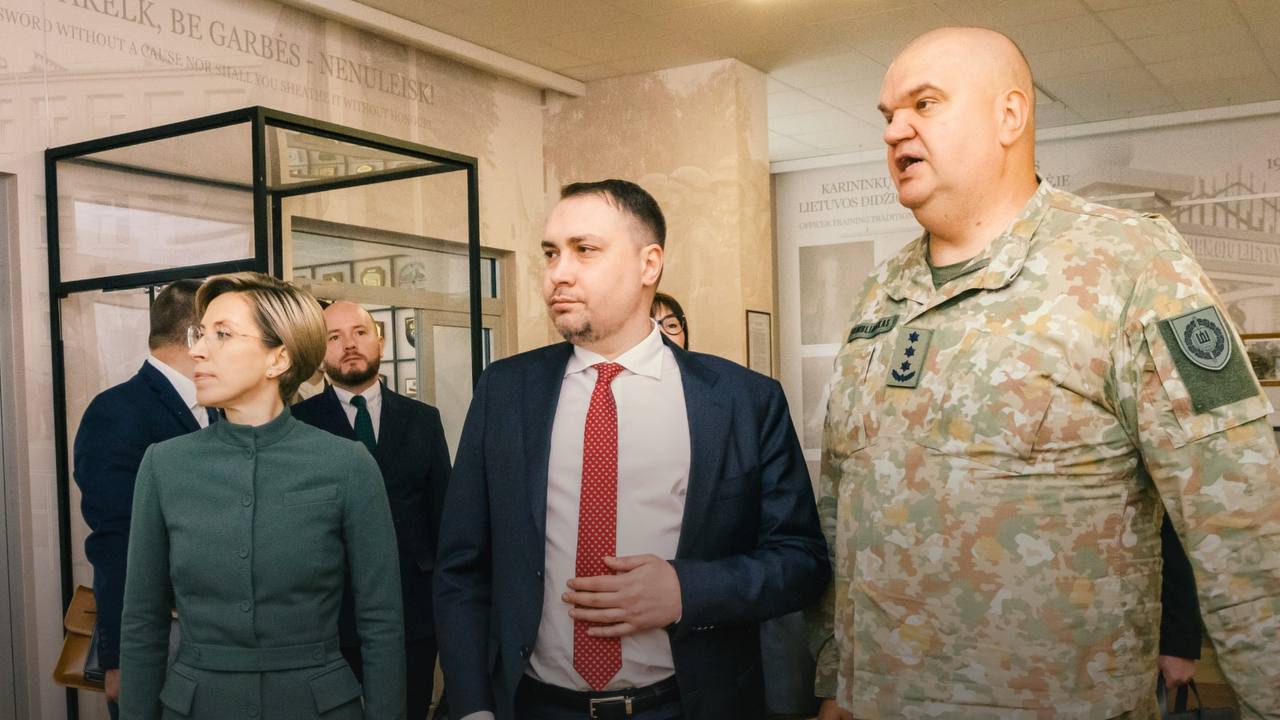 Буданов відвідав Військову академію імені генерала Йонаса Жямайтіса