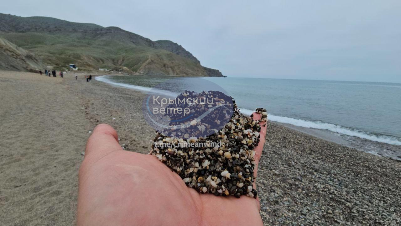 Мазут з російських танкерів продовжує прибувати на пляжі Криму - фото 1