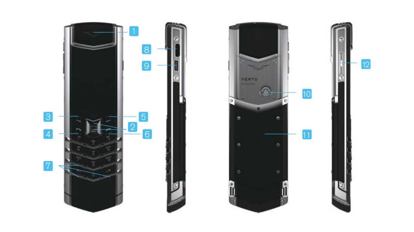 Кнопочный телефон с ИИ Vertu Signature S+