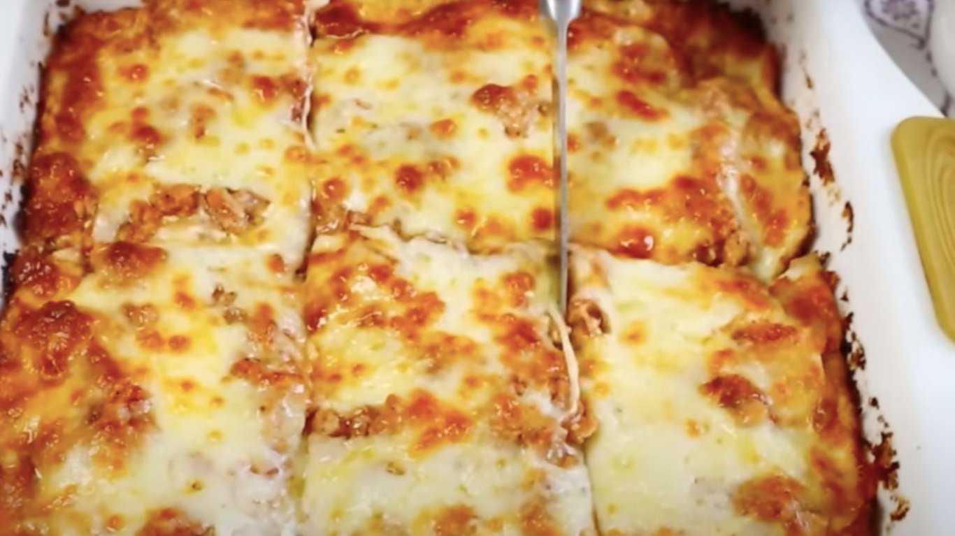 як приготувати лазанью з лавашом 