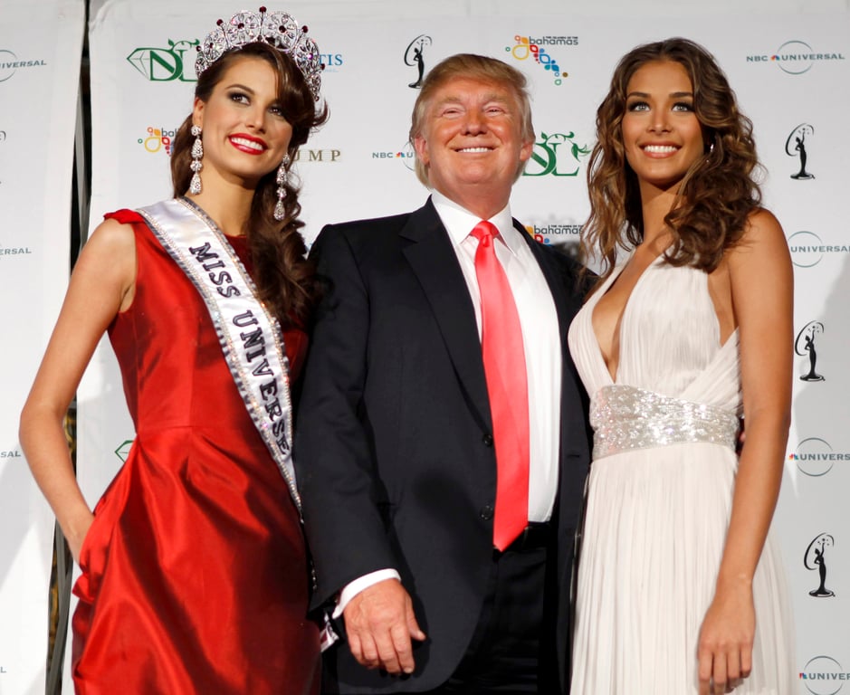 Дональд Трамп на конкурсі "Міс Всесвіт-2008"