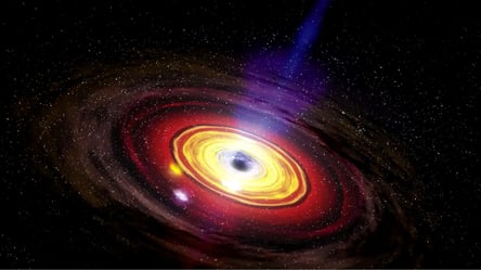 Таємничий об'єкт біля чорної діри посилає сигнали на Землю — що дізналися вчені - 285x160