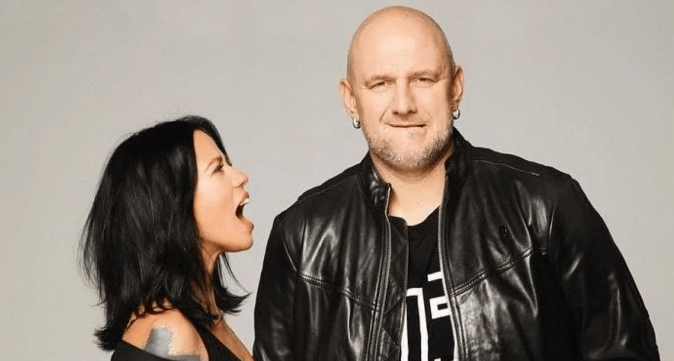 Ирина Горовая и Потап на фотосессии в 2019 году.