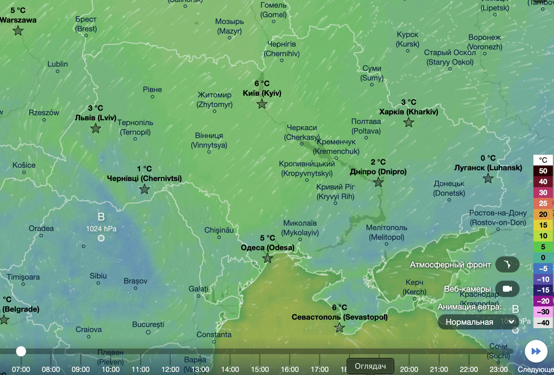 Температурна карта