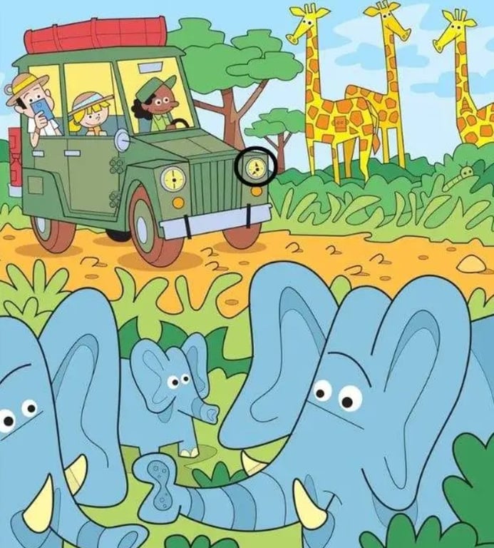 Складна головоломка для кмітливих — допоможи туристам знайти годинник на сафарі - фото 2